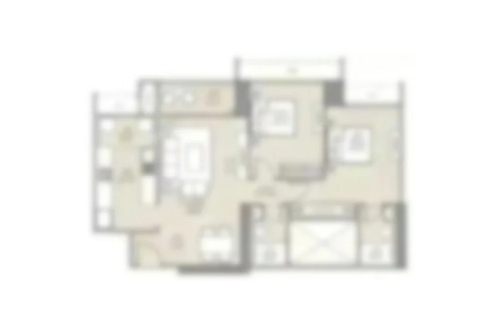 2 BHK Floor Plan